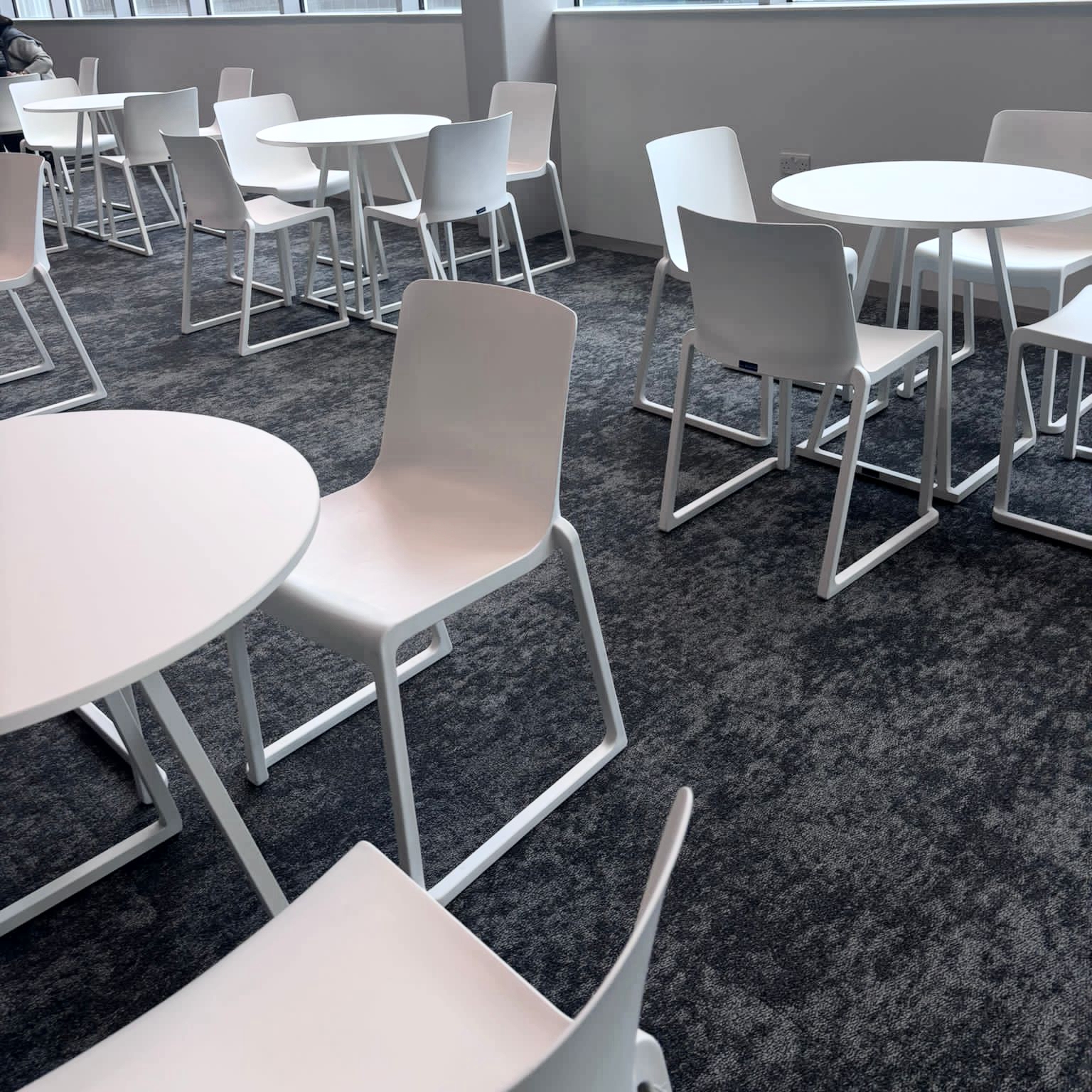 Dallas Round Bistro Table - White
