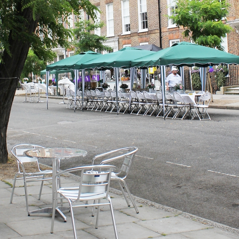 Chrome Bistro Chair