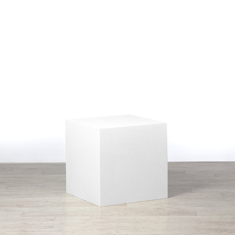 Plinth Hire 600x600x600h - White