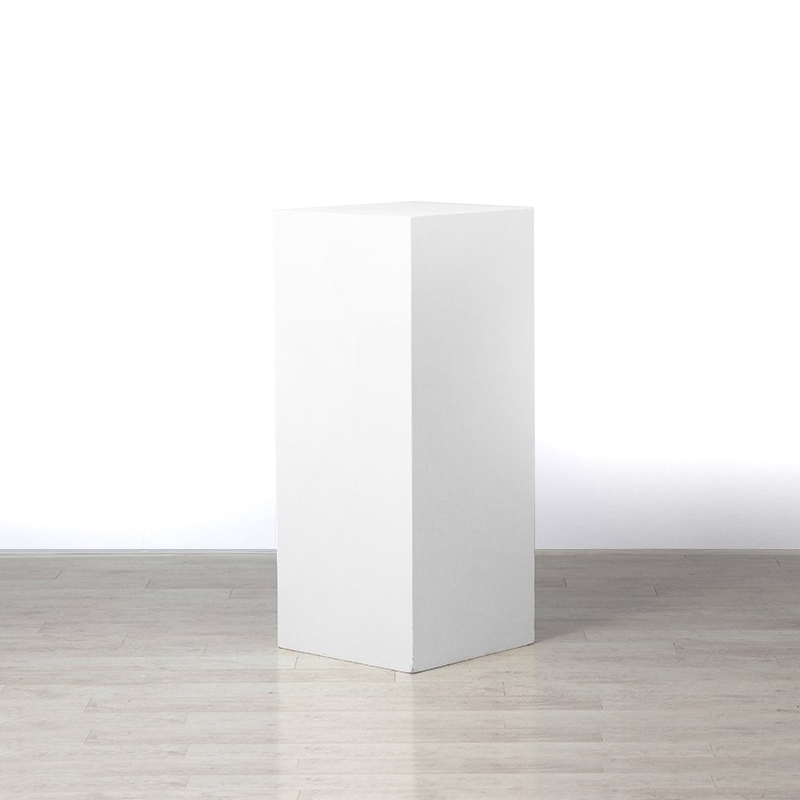 Plinth Hire 500x500x1000h - White