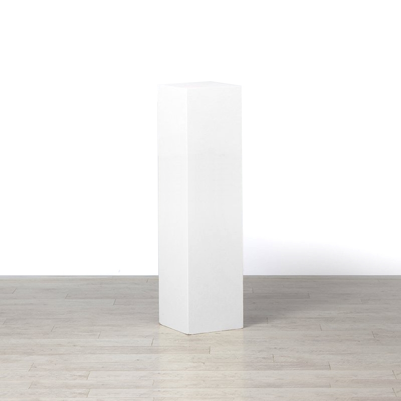 Plinth Hire 400x400x1200h - White