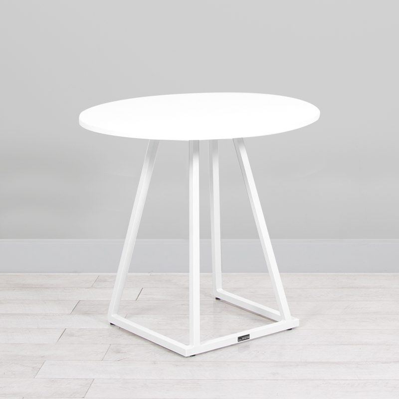 Dallas Round Bistro Table - White
