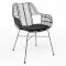 Miami Armchair - Black with Black Cushion