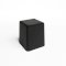 Black Bric Stool - Black Fabric Top