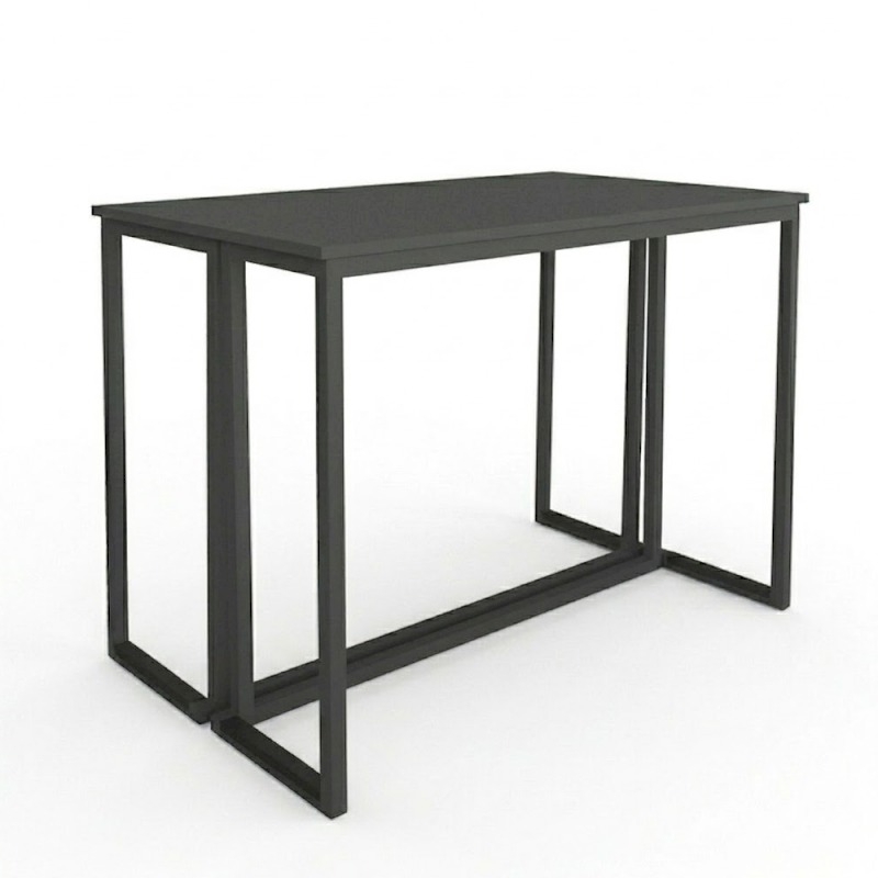 Nevada Double Wall Frame Table 740h - Black