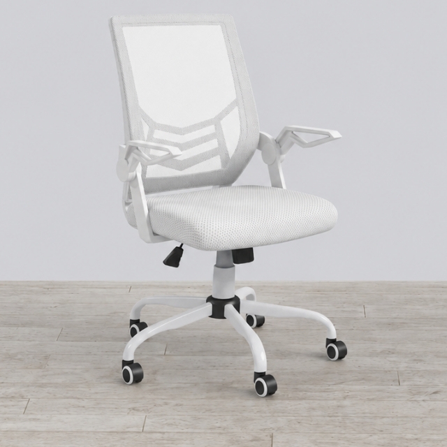 White Mesh Operator Chair