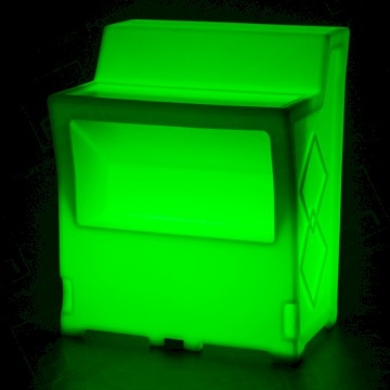 LED Colour-Changing Mobile Bar Straight