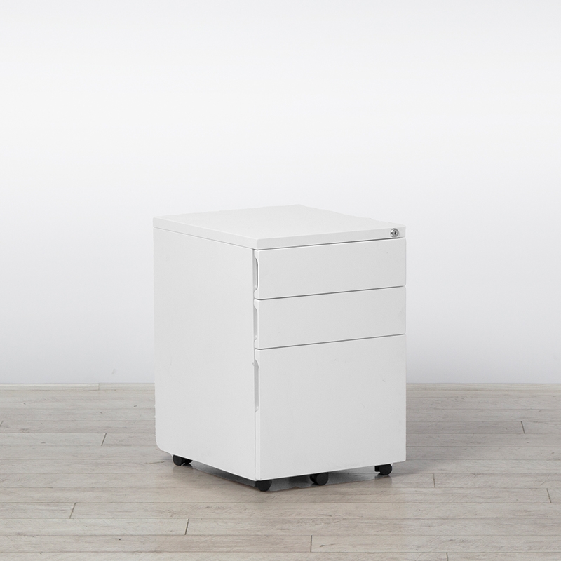 3 Drawer Metal Pedestal