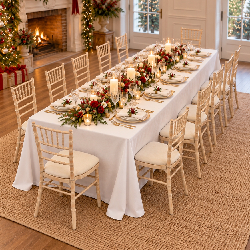LONDON - Rectangular Xmas Package for 12 - Chiavari [M25 Special]
