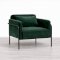 Seal Armchair - Green Velvet (available from 1st June)
