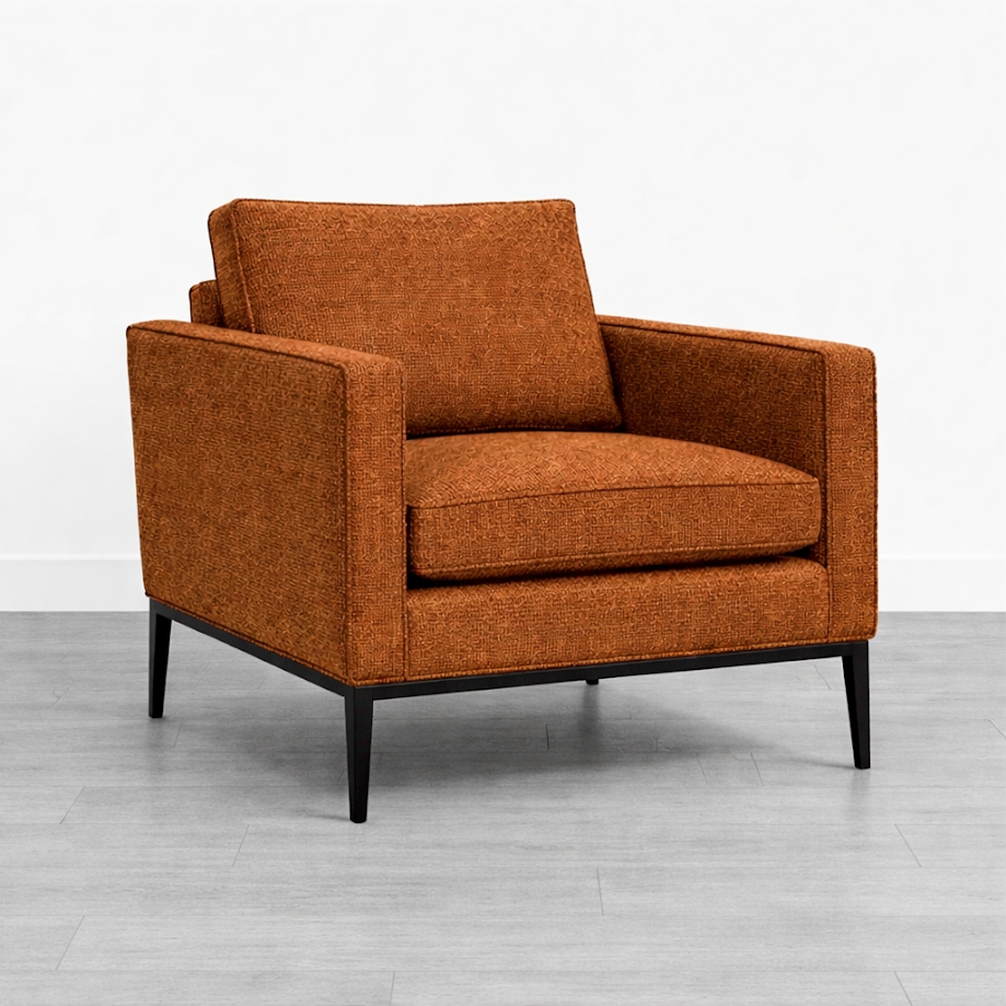 Sandhurst Armchair - Burnt Orange (available from 5th July)