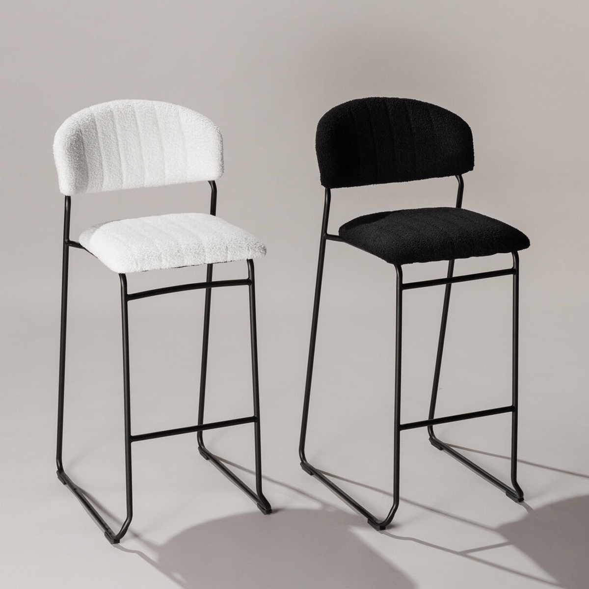 Ski Stool - White