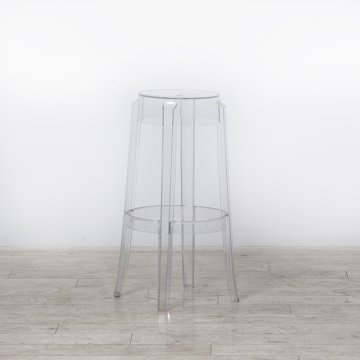 Charles High Stool - Clear