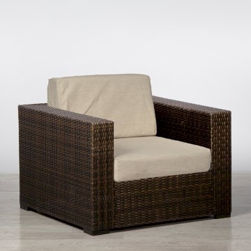 Brown Rattan Chair