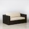 Rattan Sofa - Brown