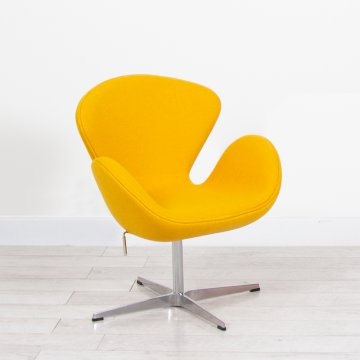 Yellow Swan Chair