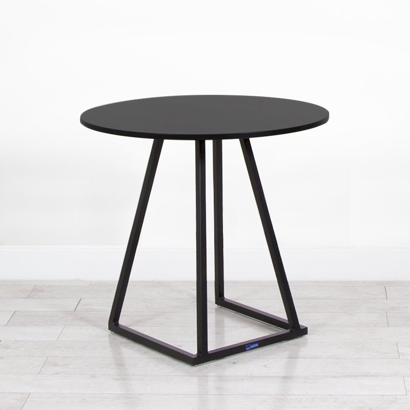 Dallas Round Bistro Table - Black