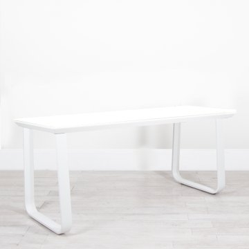 Utah Double Bistro Table - White Base White Top