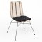 Miami Chair - Natural with Black Cushion
