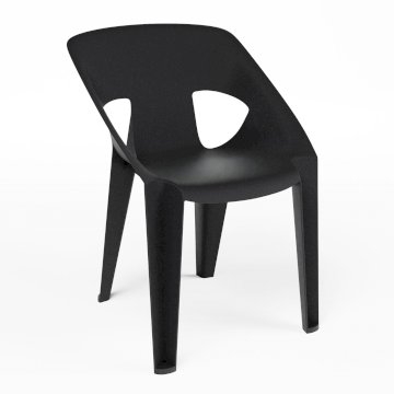 Black Ark Stacking Chair