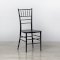 Black Resin Chiavari Chair (Tiffany Style)