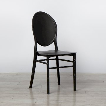 Black Medallion Chair