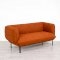 2 Seater Dove Sofa - Burnt Orange