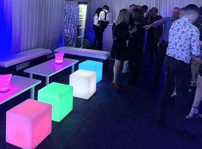 Illuminated Wedding Furniture