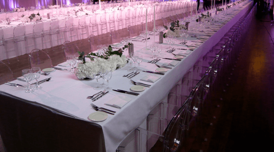 White Floral Wedding