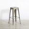 Silver Tolix Stool