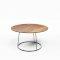 Black Spire Coffee Table - Rust Top