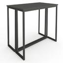 Nevada Double Wall Frame Table 1100h - Black
