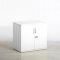 720h Lockable Cupboard - White