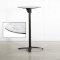 600mm White Marble Round Poseur Table