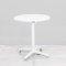 700mm White Round Bistro Table - White Frame