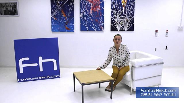 Rectangular Coffee Table Demo - Furniture Hire UK