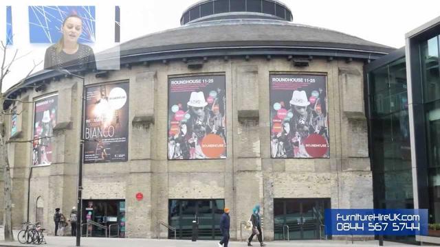 Stacking Chair Installation at the Camden Roundhouse - Furniture Hire UK