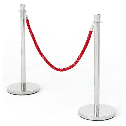 Chrome Safety Barrier And Rope System Chrome Safety Barrier And Rope System