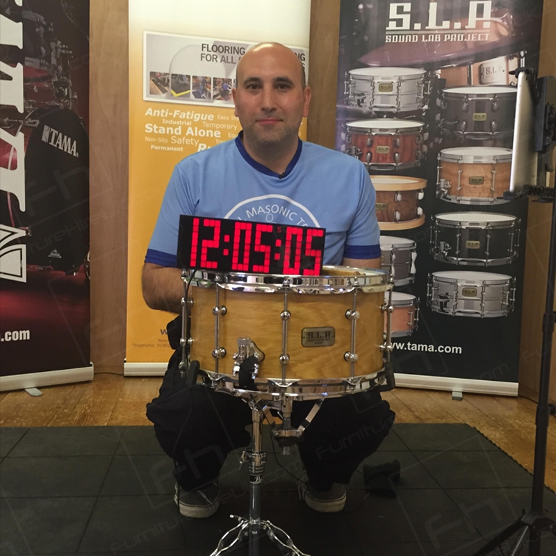 British Drummer Breaks Second World Record British Drummer Breaks Second World Record