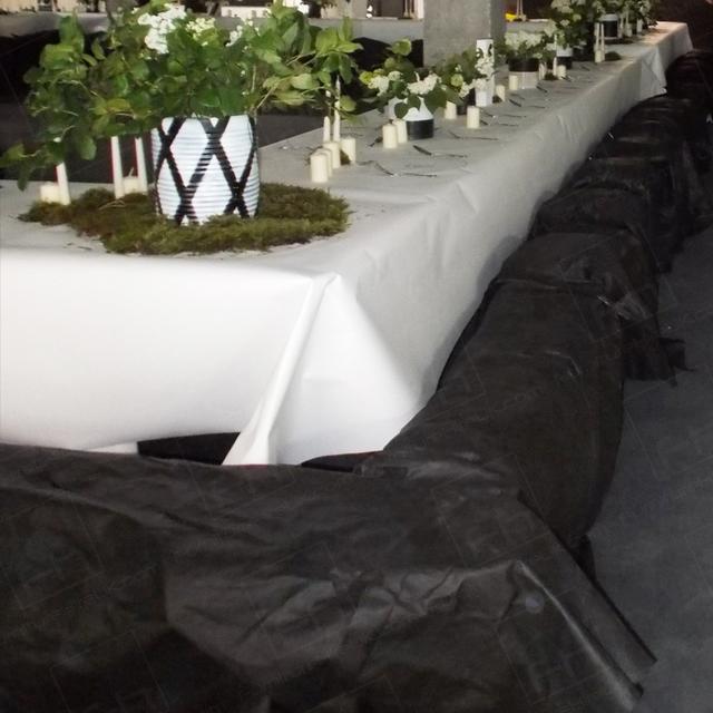 Art Launch with a Difference https://d1hcs5uofxldvl.cloudfront.net/furniture-hire-uk/article_additional/art-launch2/art-launch2.jpg - Trestle tables decorated with creative centrepieces.