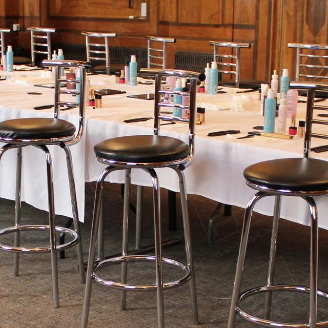 Beauty Event https://d1hcs5uofxldvl.cloudfront.net/furniture-hire-uk/article_additional/beauty-event-4/beauty-event-4.jpg - Our stools are the perfect height for makeovers.