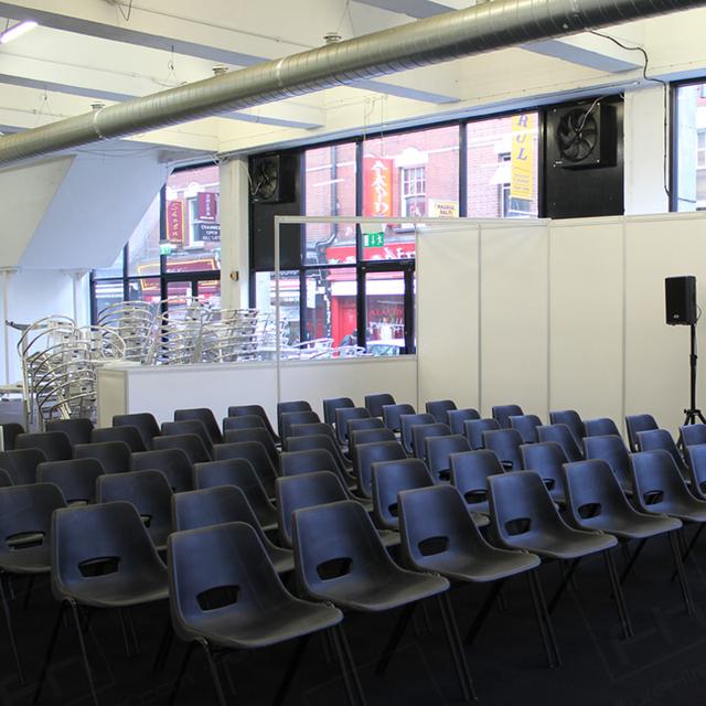 Start Up Businesses https://d1hcs5uofxldvl.cloudfront.net/furniture-hire-uk/article_additional/business-event10/business-event10.jpg - Plenty of seating so guests can listen to professional speakers. Features Black Polyprop Chairs.