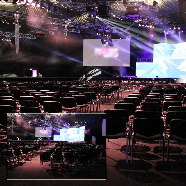 Catwalk Shows https://d1hcs5uofxldvl.cloudfront.net/furniture-hire-uk/article_additional/chair-hire-and-catwalk-shows9/chair-hire-and-catwalk-shows9.jpg - Black conference chairs blend into the venue.