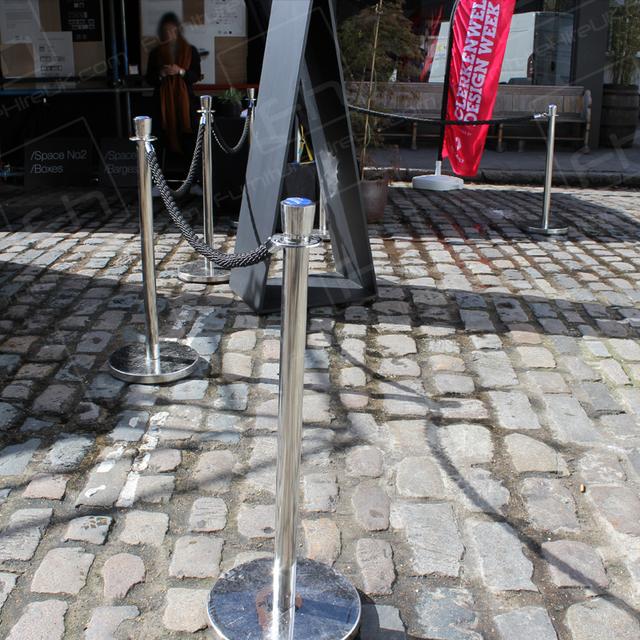Clerkenwell Design Week https://d1hcs5uofxldvl.cloudfront.net/furniture-hire-uk/article_additional/clerkenwell-design-week/clerkenwell-design-week.jpg - Ropes and posts to enclose exhibits and installations