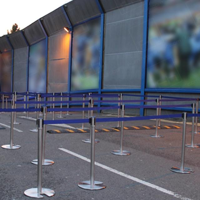 Football and Stretch Barrier Hire https://d1hcs5uofxldvl.cloudfront.net/furniture-hire-uk/article_additional/football-and-stretch-barrier-hire2/football-and-stretch-barrier-hire2.jpg - Chrome barriers for smart crowd control.