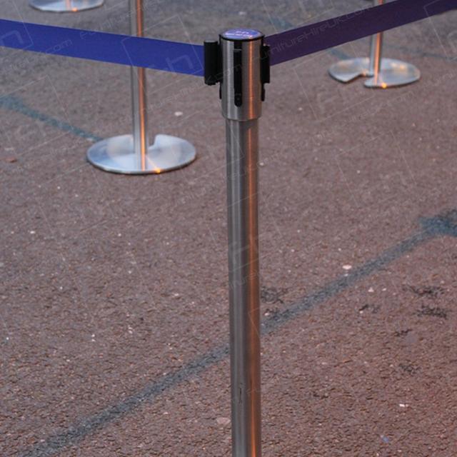 Football and Stretch Barrier Hire https://d1hcs5uofxldvl.cloudfront.net/furniture-hire-uk/article_additional/football-and-stretch-barrier-hire4/football-and-stretch-barrier-hire4.jpg - Blue webbing can be extended/retracted in seconds.