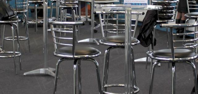 Learning Network https://d1hcs5uofxldvl.cloudfront.net/furniture-hire-uk/article_additional/hackney-learning12/hackney-learning12-740x350.jpg - Chrome poseurs & medium back stools for networking event.