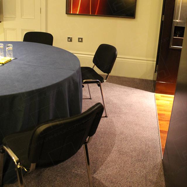 Hotel Meetings and Conferences https://d1hcs5uofxldvl.cloudfront.net/furniture-hire-uk/article_additional/hotel-meetings13/hotel-meetings13.jpg - Black linen & seating for an ultra smart look.