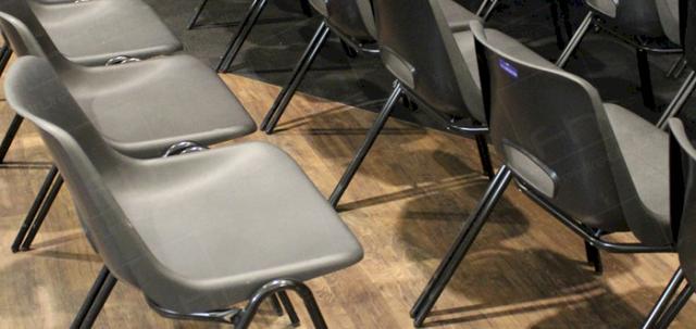 Budget Chairs Can Be Beautiful! https://d1hcs5uofxldvl.cloudfront.net/furniture-hire-uk/article_additional/plastic-chairs-at-film-night9/plastic-chairs-at-film-night9-740x350.jpg - Polyprop chairs protect wood flooring.
