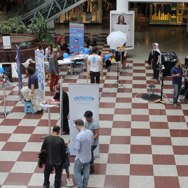 Roadshow https://d1hcs5uofxldvl.cloudfront.net/furniture-hire-uk/article_additional/strike-a-pose-roadshow5/strike-a-pose-roadshow5.jpg - Poseur tables at technical roadshow.